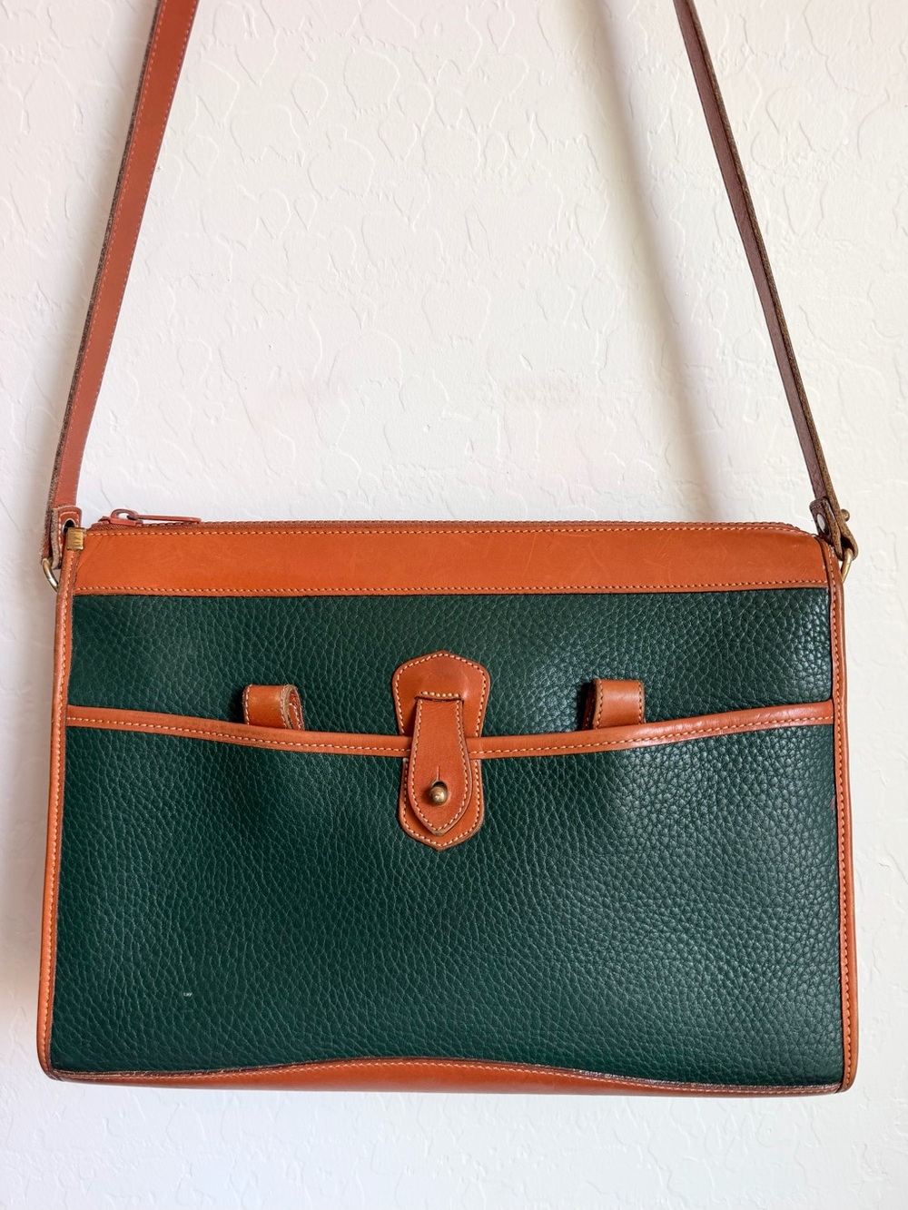 Vintage Dooney & Bourke AWL Satchel Crossbody Bag - Picture 2 of 14
